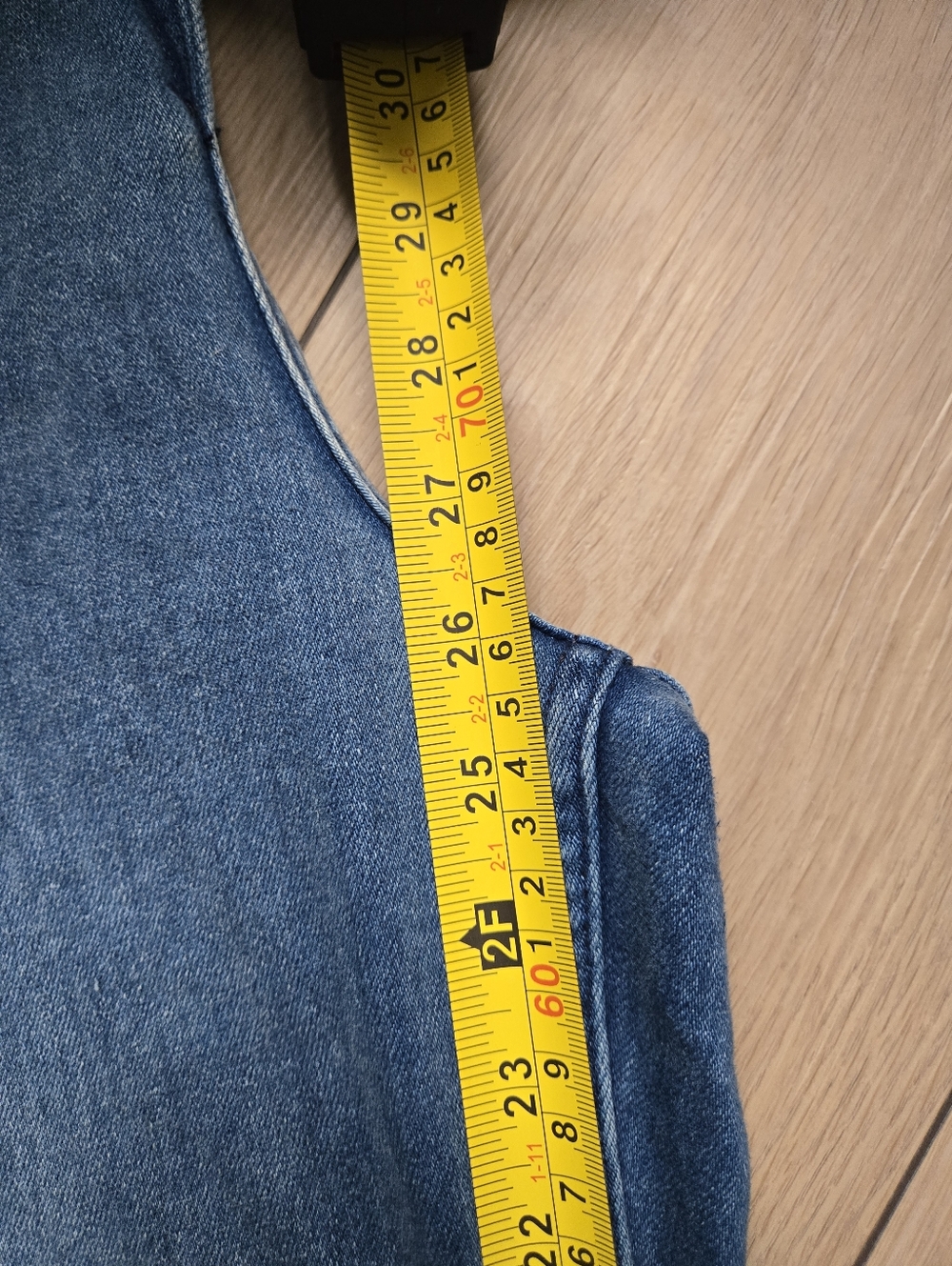Anthropologie Maeve The Colette Crop High-Rise Wide-Leg Jeans Size 33 - Picture 9 of 10